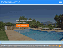 Tablet Screenshot of poolvillasjavea.com